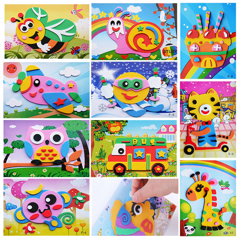 Kids Education Shows - 5 Teile/los Kinder DIY 3D EVA