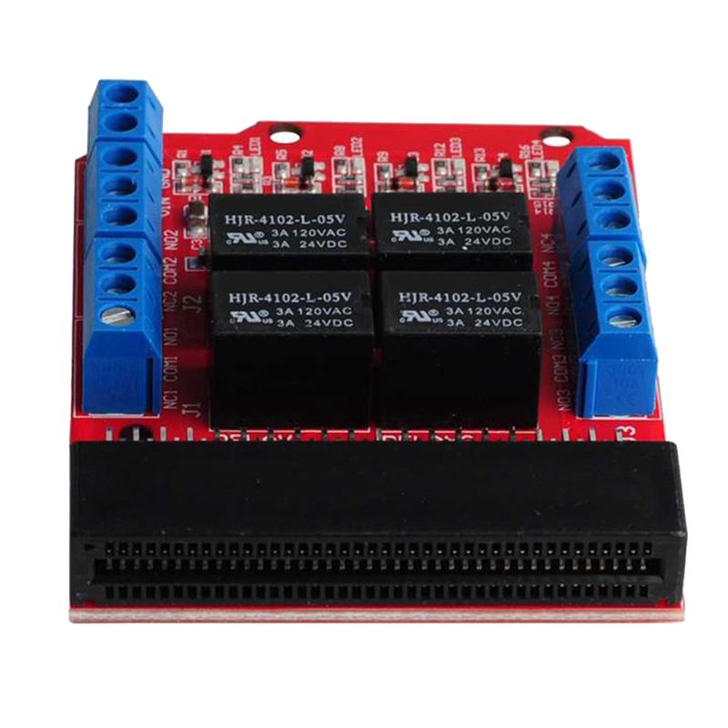 Kids Education Channel - A40I Microbit 4-Kanal-Relaismodul-Shield 5V High Trigger