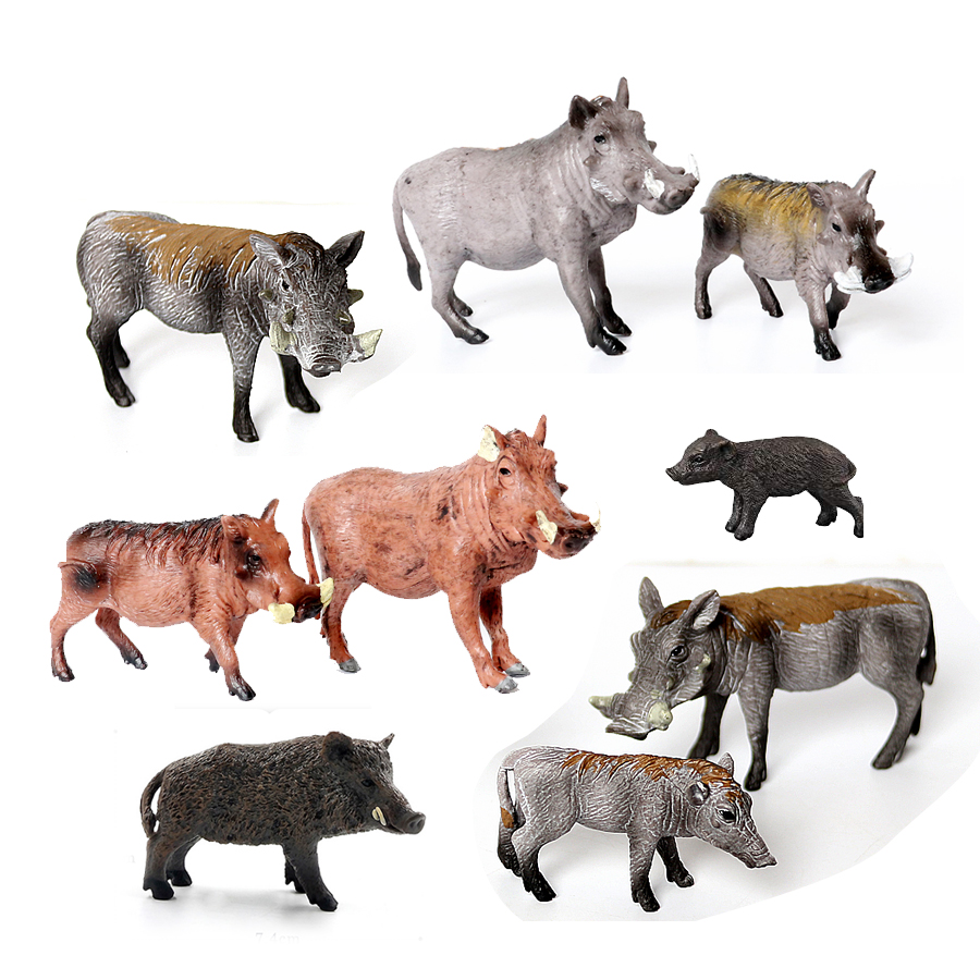 Kids Education Shows - Realistische Plastik Dschungel Wald Tiere Wildschwein