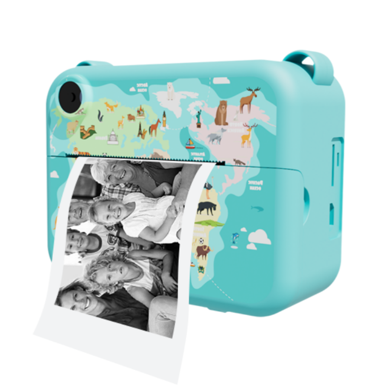 Kids Educational Videos - Digitale Kinderkamera für Fotografie, Mini-Drucker, tragbar,