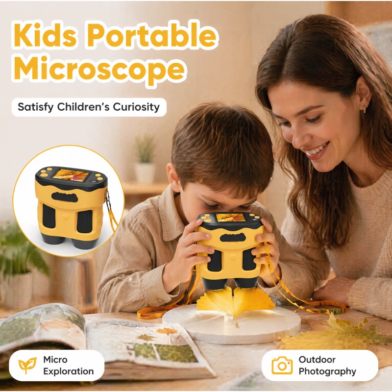 4K 1000X Digital-Mikroskopkame – Kids Education News Bewertung und Preis