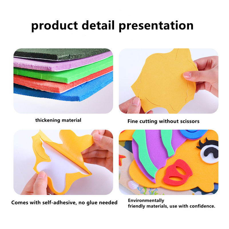 5 Teile/los Kinder DIY 3D EVA  – Kids Education Shows Bewertung und Preis