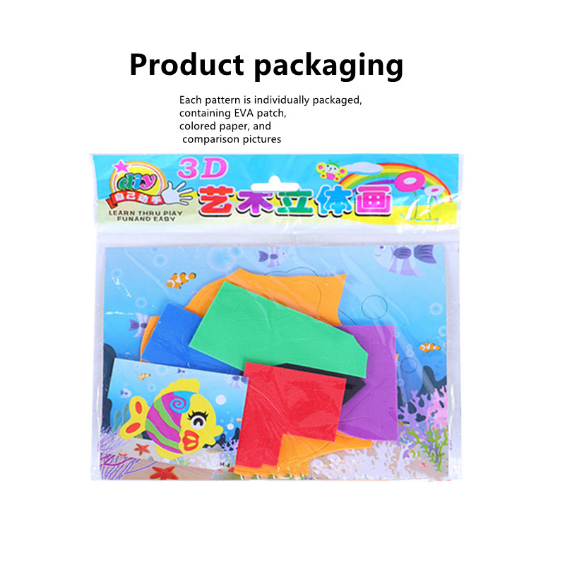 5 Teile/los Kinder DIY 3D EVA  – Kids Education Shows Bewertung und Preis