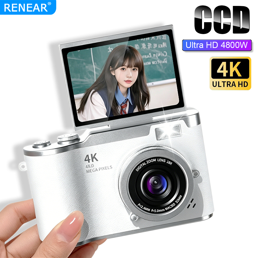 Tragbare 4K CCD Digitalkamera  – Kids Education News Bewertung und Preis