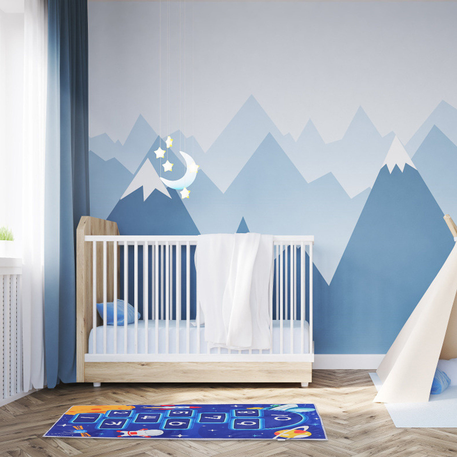 Hopscotch Bodenmatte, Cartoon- – Kids Education Room Bewertung und Preis