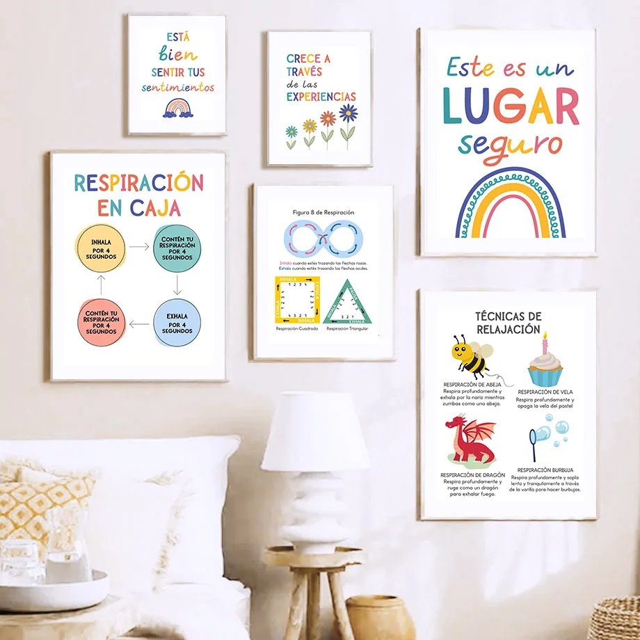 Spanische Bildung Motto Regenb – Kids Education Room Bewertung und Preis