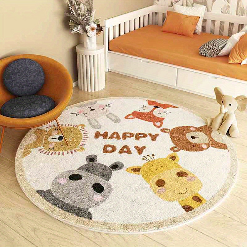 Fröhliche Tiere Runder Teppich – Happy Kids Education Bewertung und Preis