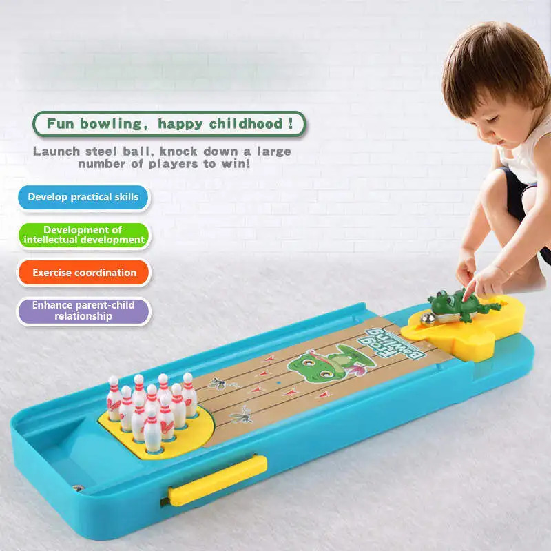 Frosch-Bowlingspiel für Kinder – Kids Education Shows Bewertung und Preis