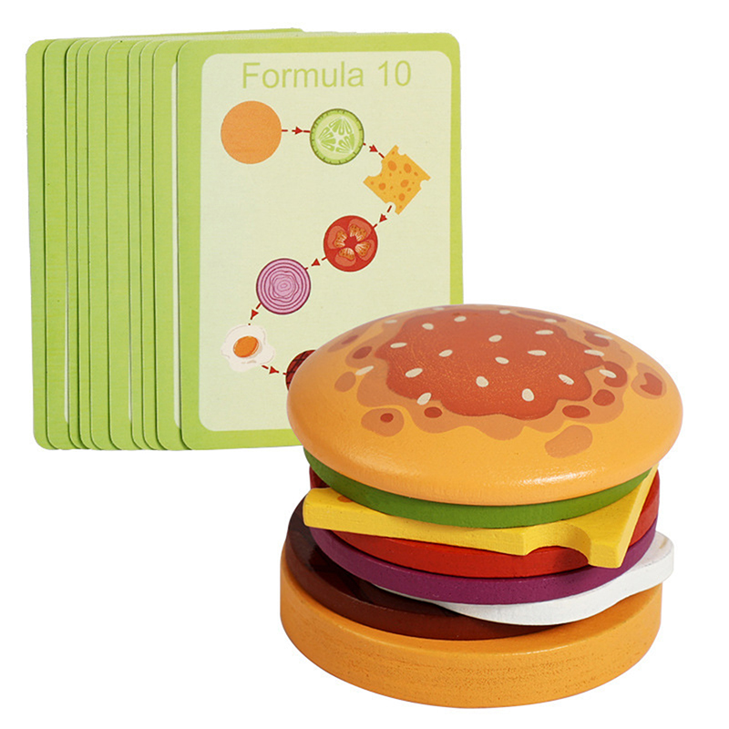 【HAPPY】Hölzernes Hamburger-San – Happy Kids Education Bewertung und Preis