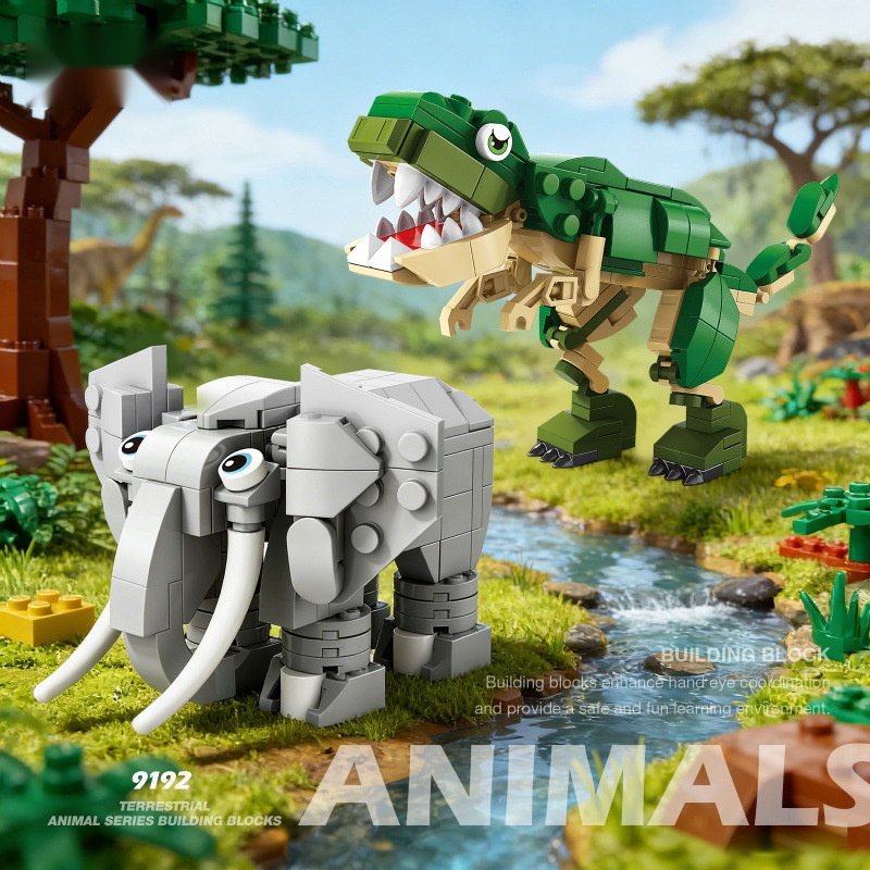 Tier-Bausteine Dinosaurier Ele – Kangaroo Kids Education Bewertung und Preis
