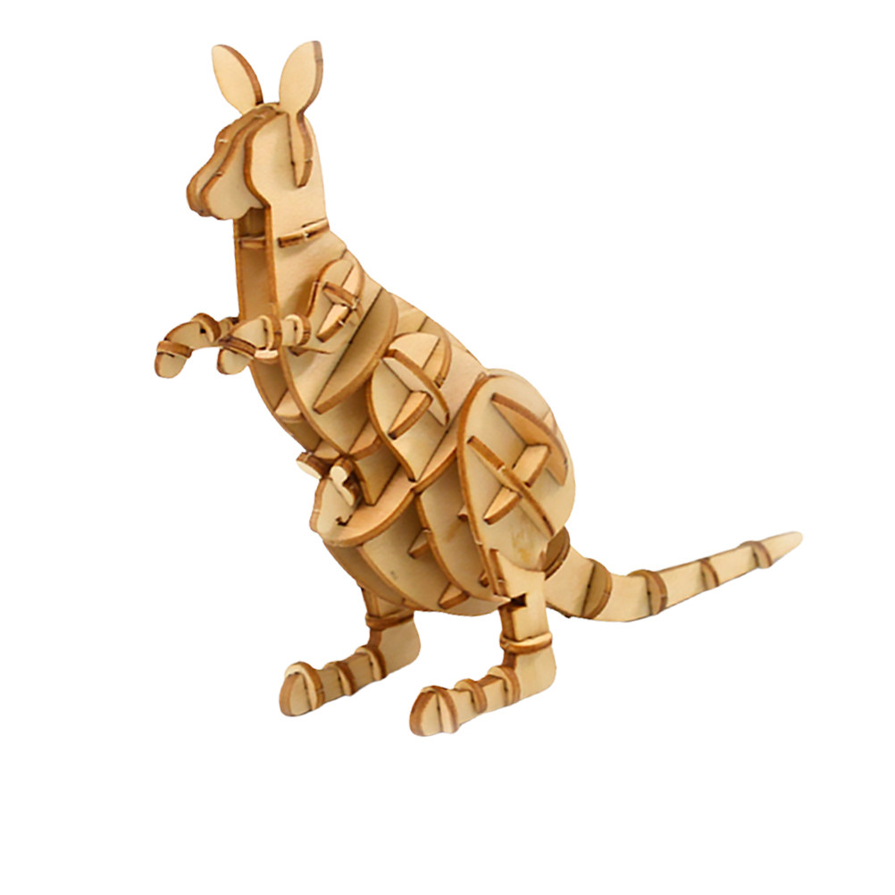 3D Känguru Holzpuzzle Handgefe – Kangaroo Kids Education Bewertung und Preis