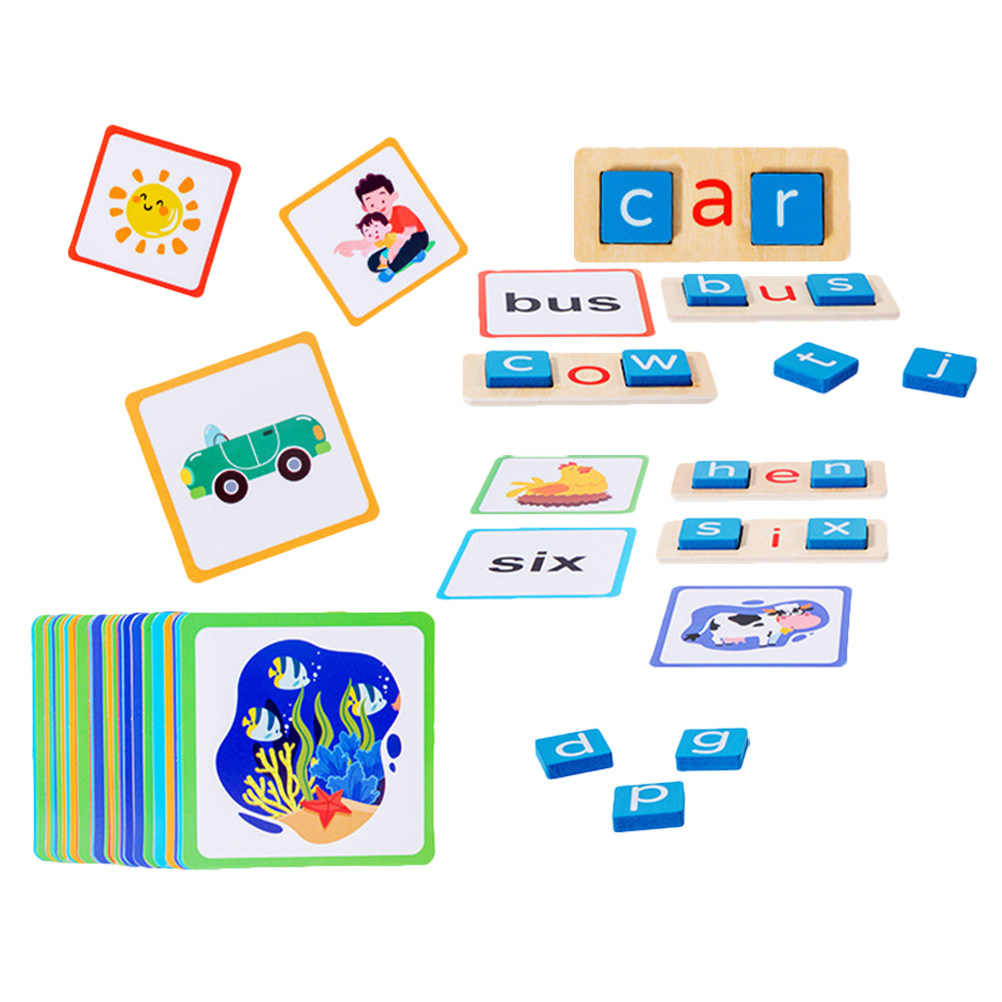 1 Set Holzbuchstaben-Buchstabi – Kids Educational Games Learn English Bewertung und Preis